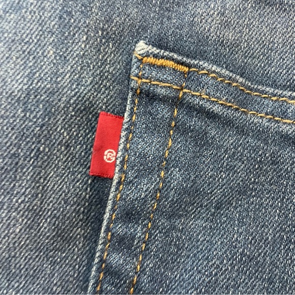 Levi's Mens 541 Athletic Fit Stretch Jeans Navy Blue Denim Slim Straight 32x31 - Picture 8 of 12